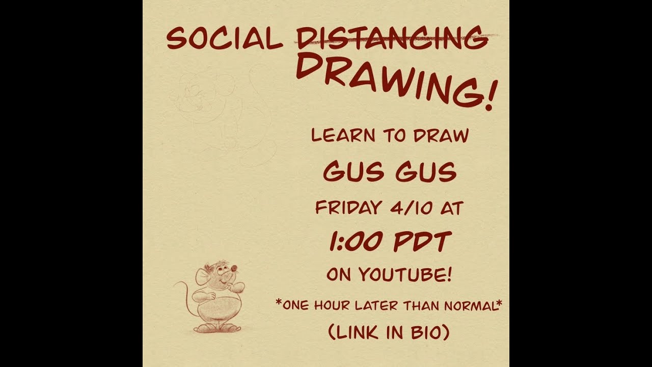 Learn How to Draw Gus Gus (With special guest Jessie Mueller)!