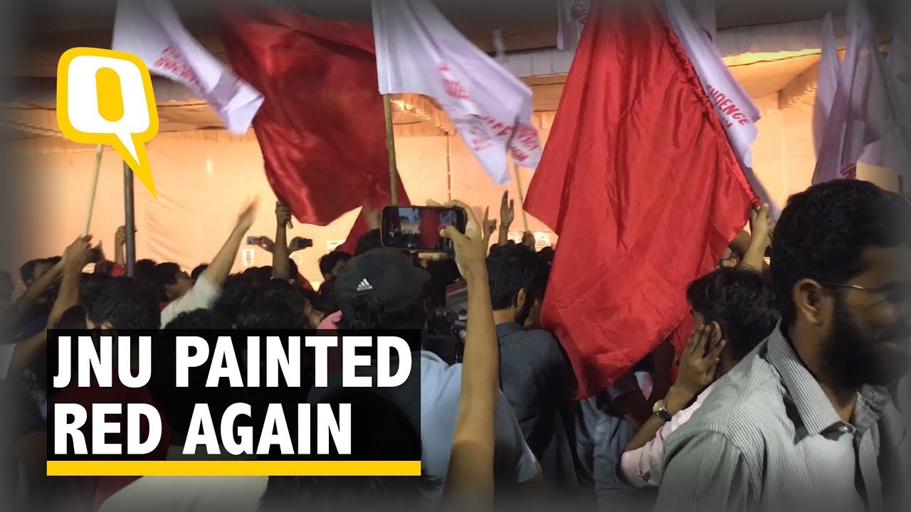 Left Sweeps JNU Polls Amidst Formidable Rise of ABVP, BAPSA - The Quint