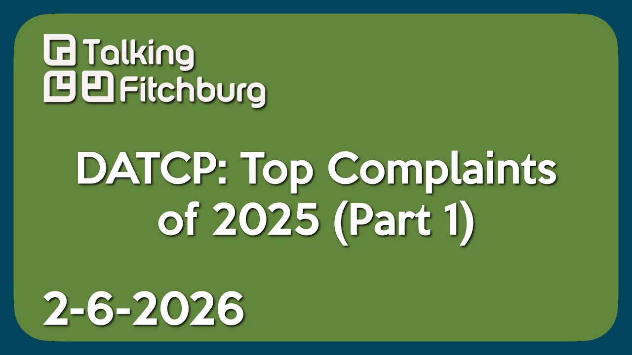 DATCP: Top Complaints of 2025 (Part 1)
