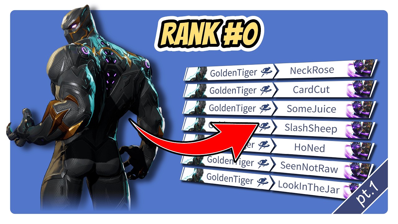 Rank #0 Black Panther (Unmatched) | Montage | Marvel Rivals