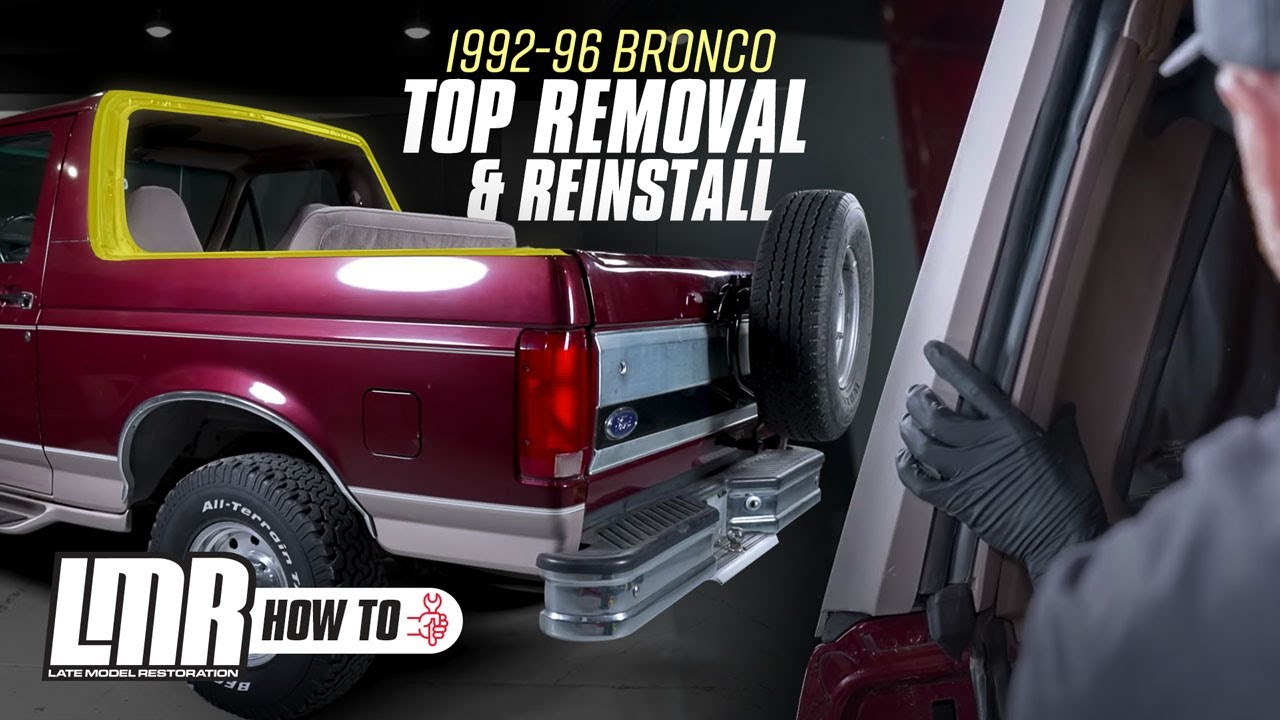 Ford Bronco 1992–1996 годов выпуска: как снять и установить жёсткий верх