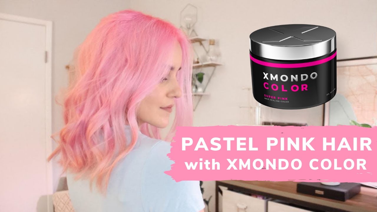 Dyeing my hair with xmondo super pink but making it pastel!