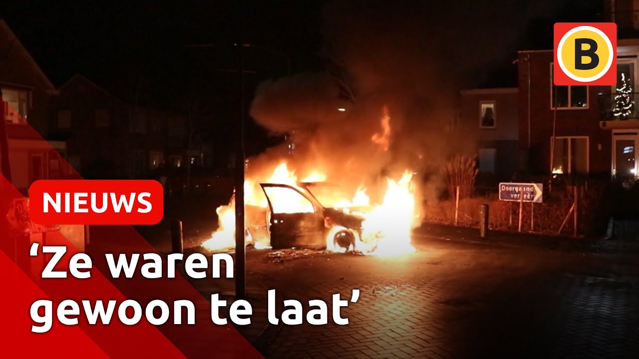 Toch weer sloopauto in brand in Veen want politie nog niet paraat | Omroep Brabant