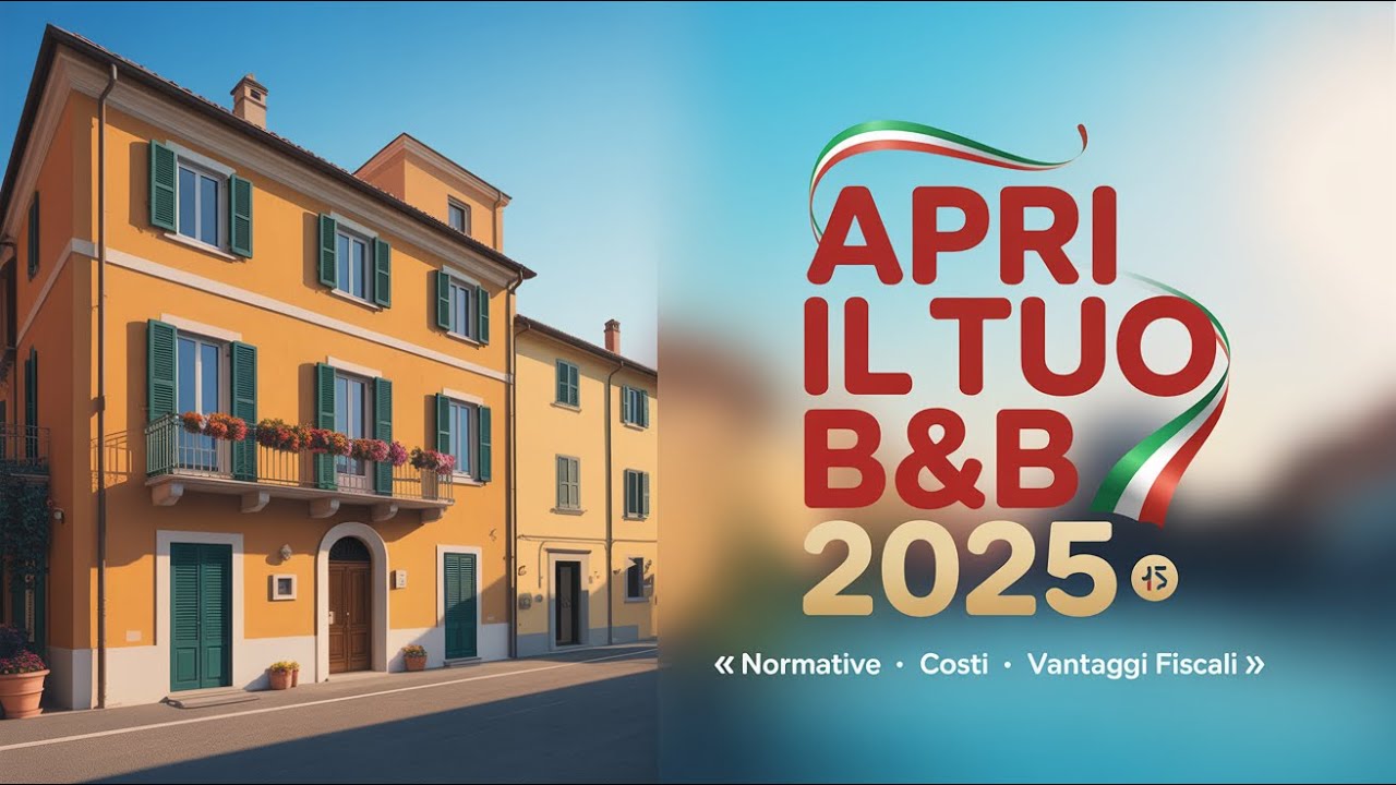 Aprire un B&B: normativa, costi, vantaggi fiscali & business plan