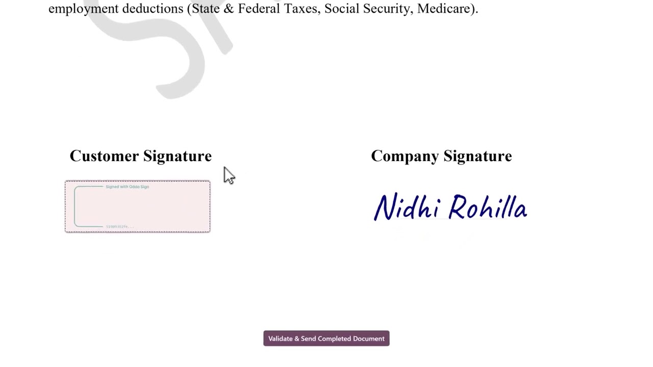 How Odoo eSign Works with Aadhaar Authentication | Step-by-Step Demo