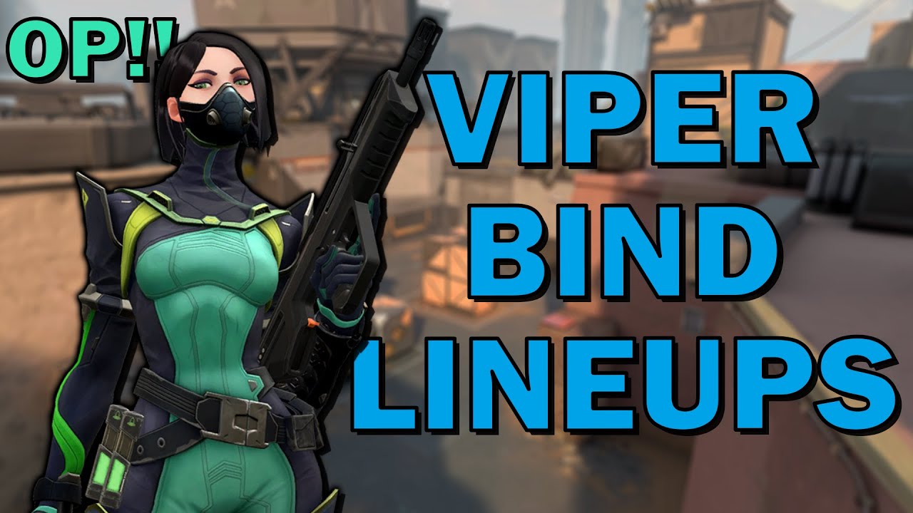 VIPER BIND LINEUPS POST BUFF!!! Valorant Viper Setups for Offense and Defense!