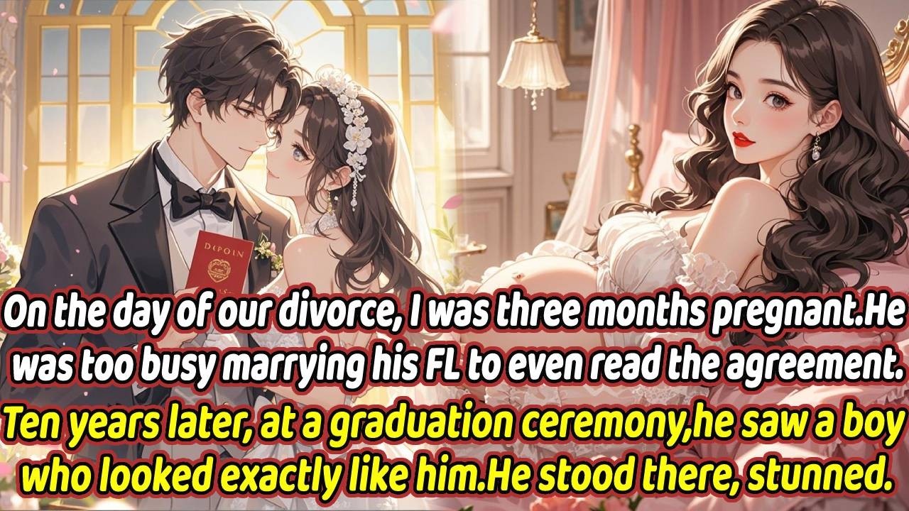 On the day of our divorce, I was three months pregnant...