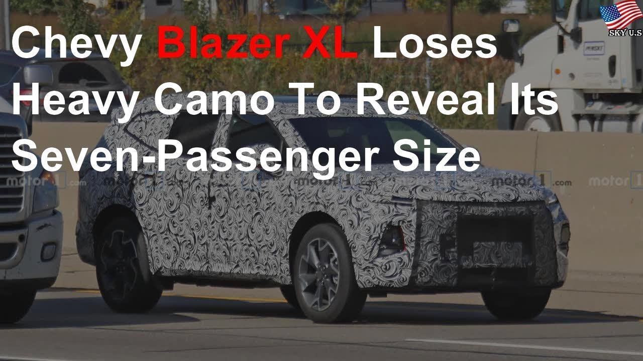 Chevy Blazer XL loses heavy camo to reveal its seven-passenger size