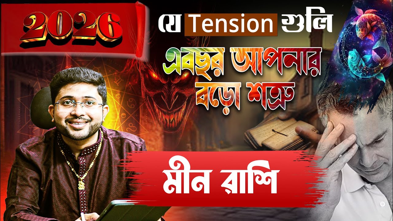 মীন 🐟 রাশি। Pisces Sign 🐟 ♓। যে tension গুলি পরিত্যাগ করা উচিত আপনার।