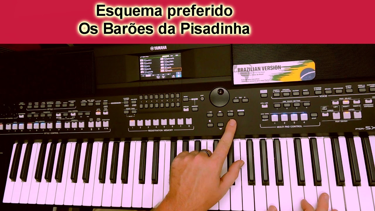 Esquema preferido Os Barões da Pisadinha  Vídeo aula teclado