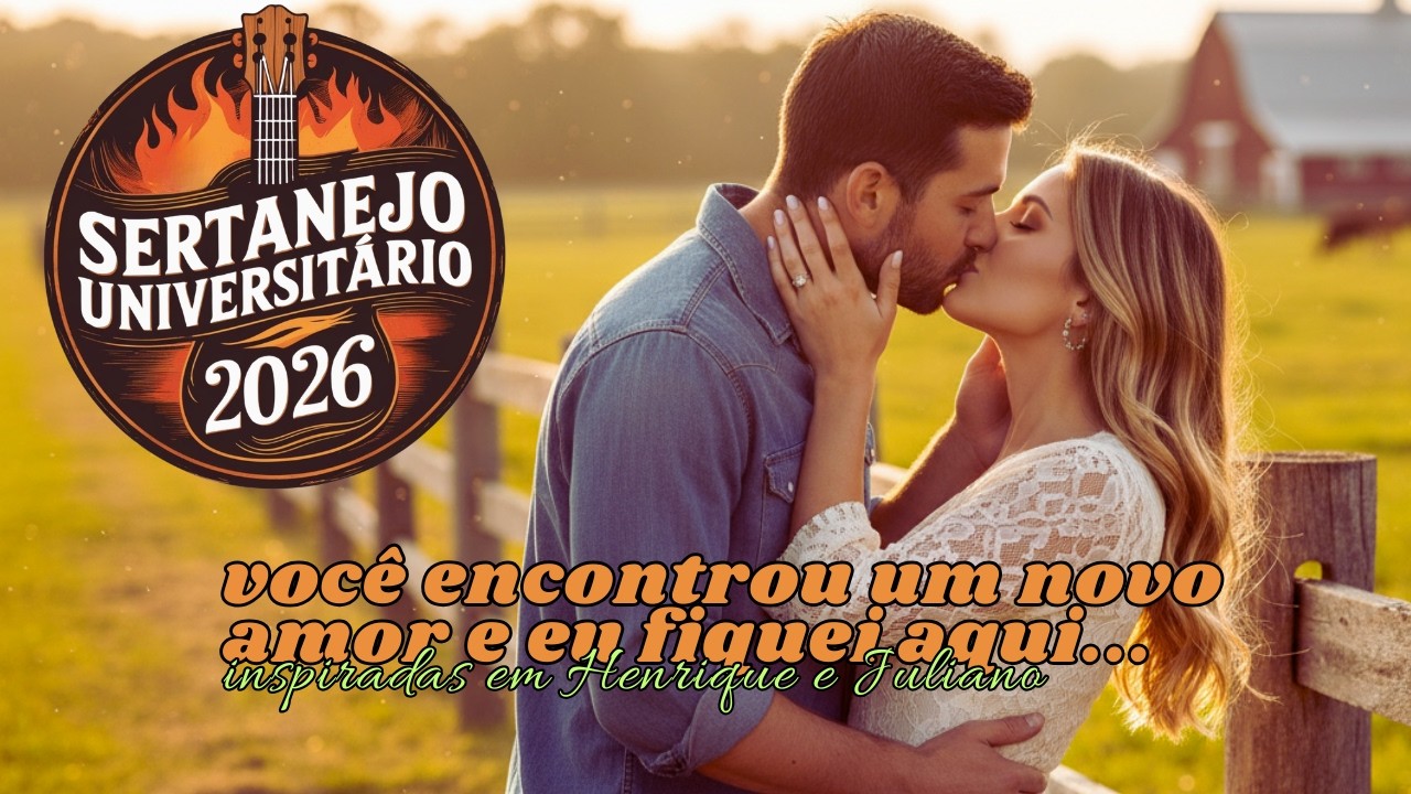 SERTANEJO UNIVERSITÁRIO 2026 | Você encontrou um novo amor e eu fiquei aqui...