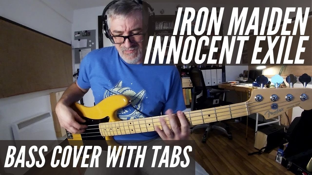 Iron Maiden - Innocent Exile - Bass Cover with tabs.