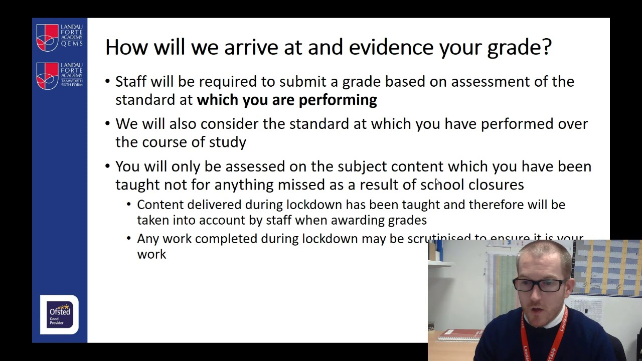 GCSE, A Level and vocational course grading for summer 2021