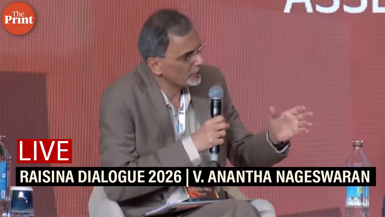 LIVE: Raisina Dialogue 2026 | Crafting a New Economic Security | V. Anantha Nageswaran