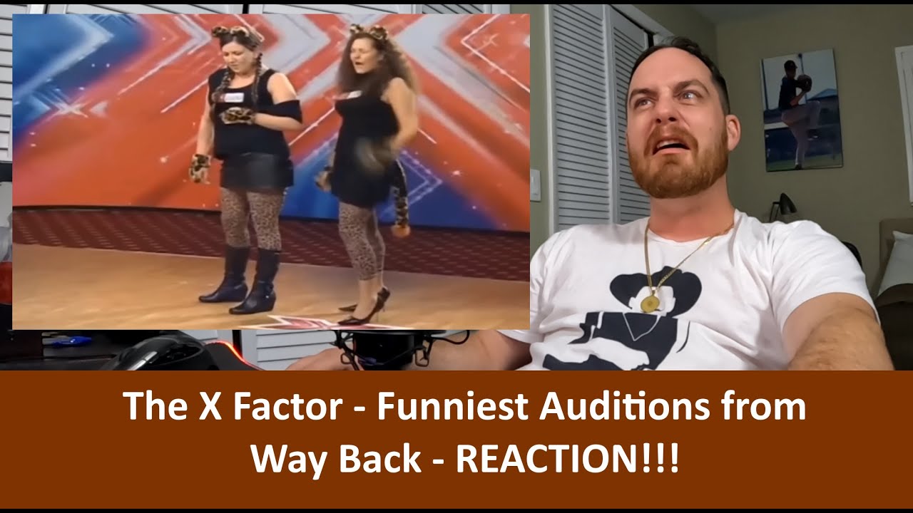 American Reacts: САМЫЕ ЗАБАВНЫЕ прослушивания из далекого прошлого! | Реакция на X Factor UK