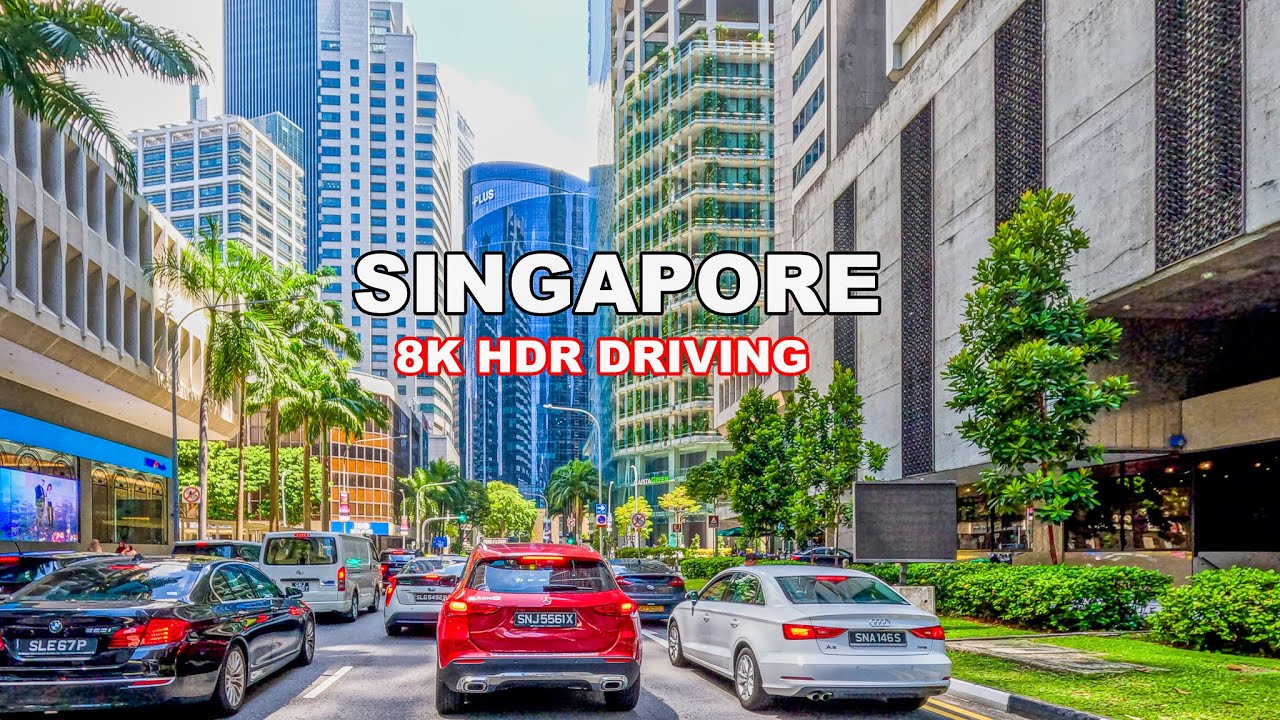 8K HDR - Driving In Singapore | Orchard Road | River Valley | Downtown Core 🇸🇬🚘