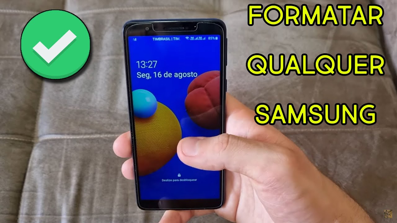 ✔️ Como Formatar Qualquer Samsung E Dar Hard Reset! F&aacute;cil Atualizado ✔️