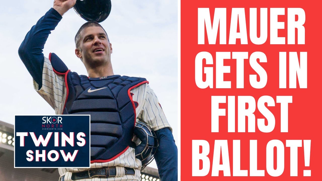 Minnesota Twins catcher Joe Mauer is a first-ballot Hall of Famer