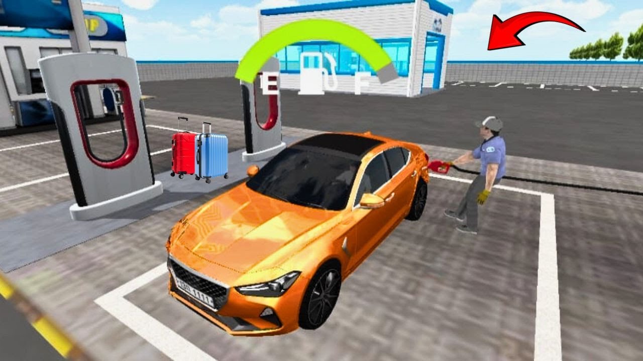 I Tested the NEW ORANGE GENESIS G63 in a Crazy Parking Challenge #3ddrivingclass #cargame