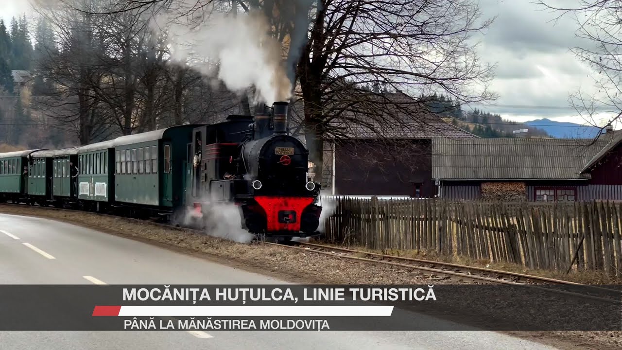 Mocănița Huțulca, linie turistică  până la Mănăstirea Moldovița