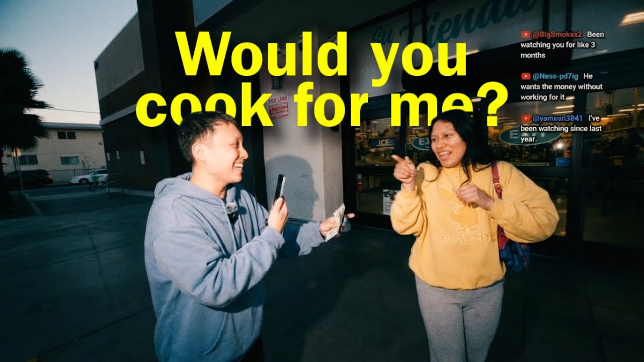 My first “cook for me” live stream ever!