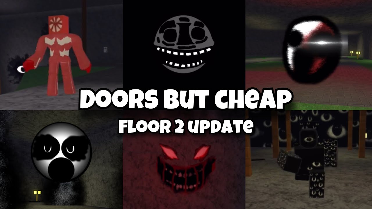 [Roblox] Doors but Cheap (Floor 2 update) Gameplay