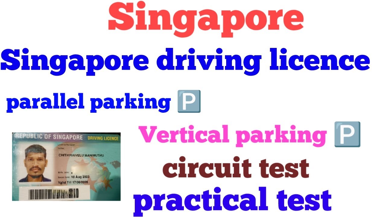 Singapore driving licence Tamil | parallel parking | vertical parking | directional change #class3