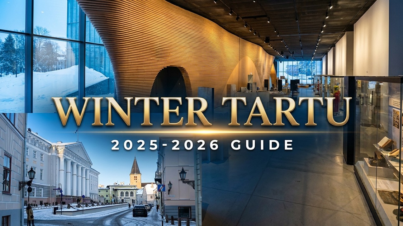 Tartu in winter, Estonia (filming 2025, 2026)