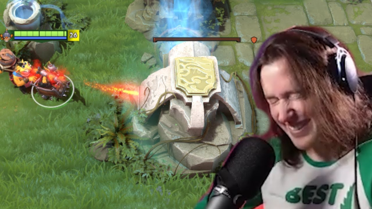 I got linked a 10 MMR Grandmaster Techies. I had to watch.