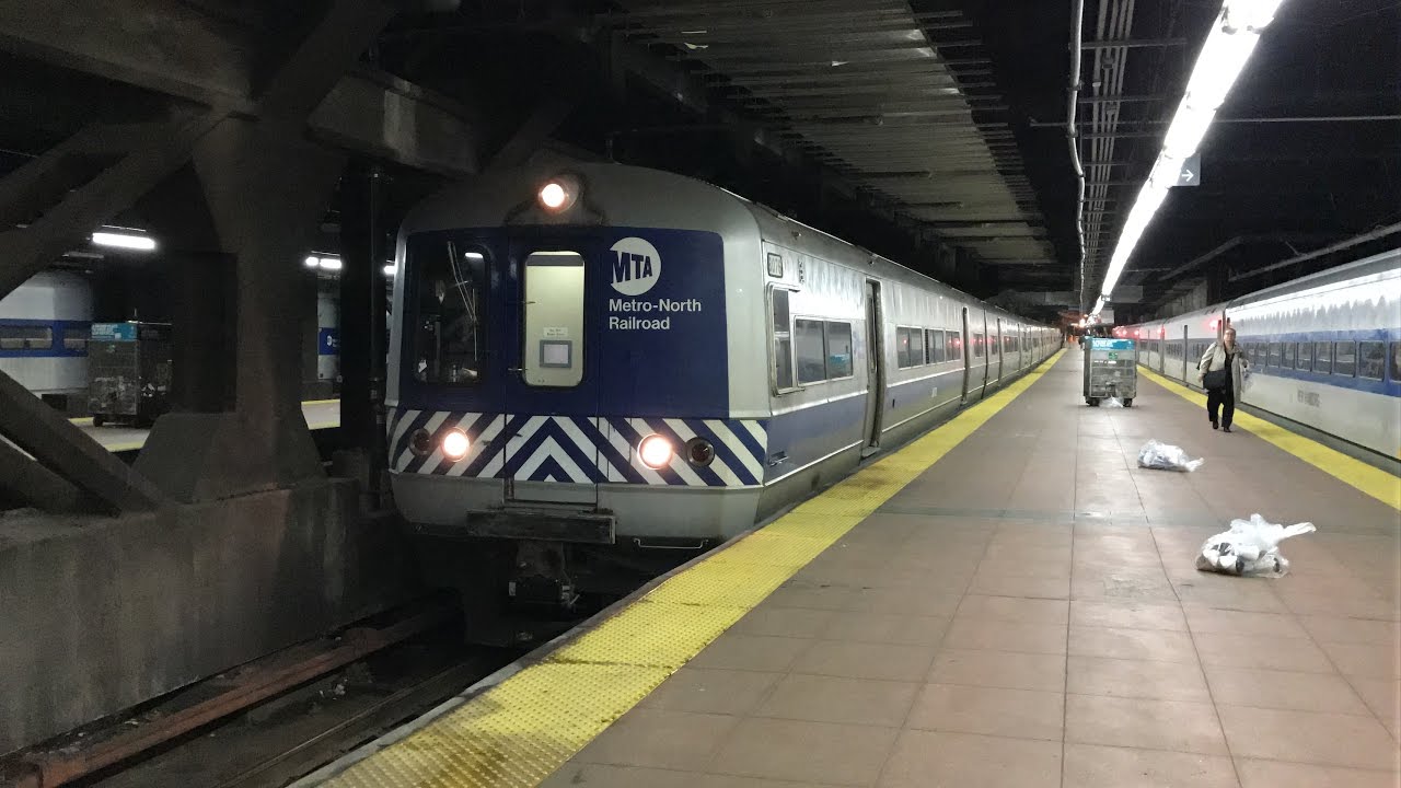 Metro-North Railroad HD 60fps: Budd M3A EMU Trains Departing Grand Central Terminal (1/19/17)