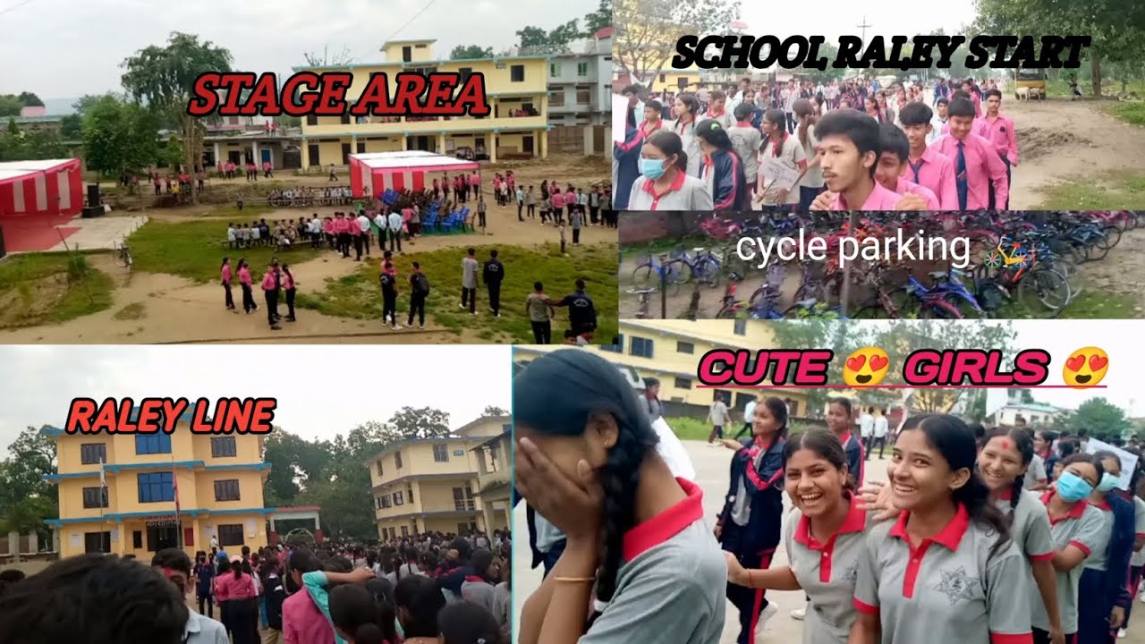 SCHOOL BATA RALLY MA JADA 🥰|@Black hunter CB | Shree Durga Laxmi model school ma program