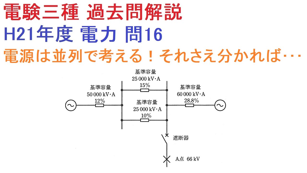 発電所は並列？（H21年度電力問16）
