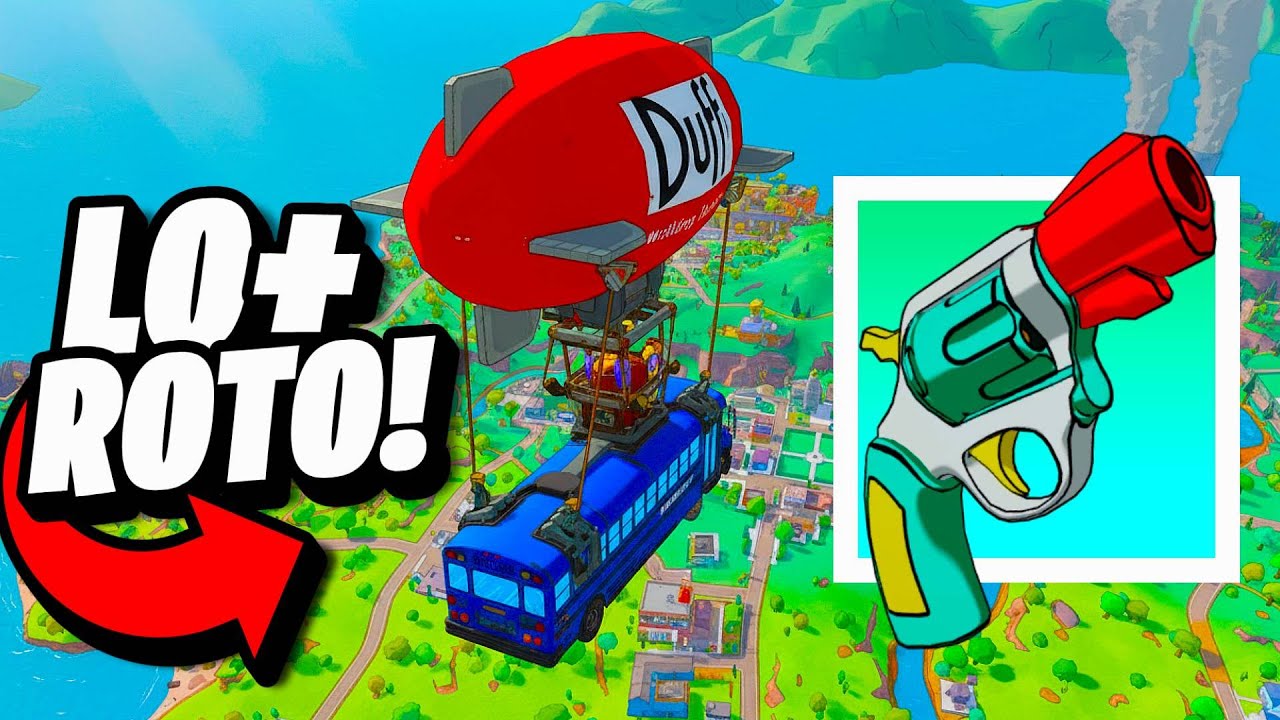 ESTO ES LO MÁS ROTO DE LOS SIMPSONS x FORTNITE!