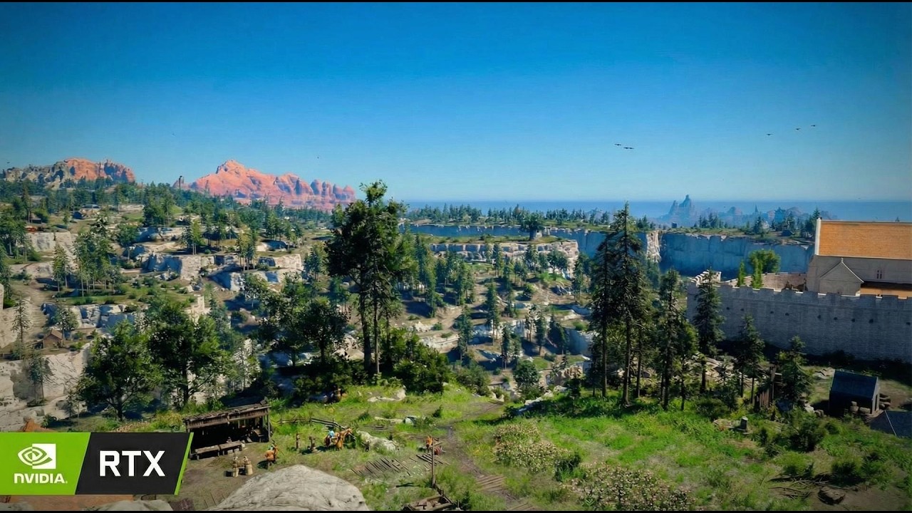 Crimson Desert | Relaxing First-Person Walk Through Hernand | 4K No Commentary