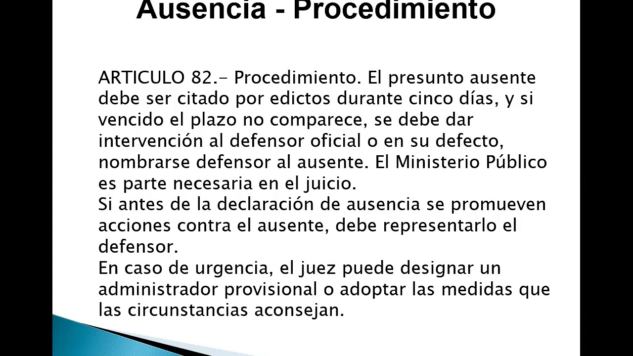 Presunción de fallecimiento en el Código Civil y Comercial