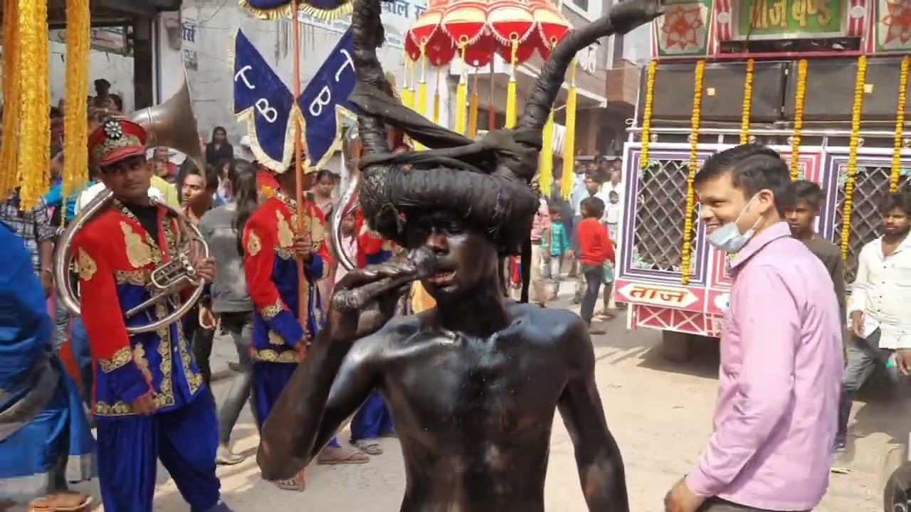 Mahashivratri Video देखिए ये गाना गा रहा है भूत और झांकी हाजीपुर से निकली भगवन शिव बारात जुलूस