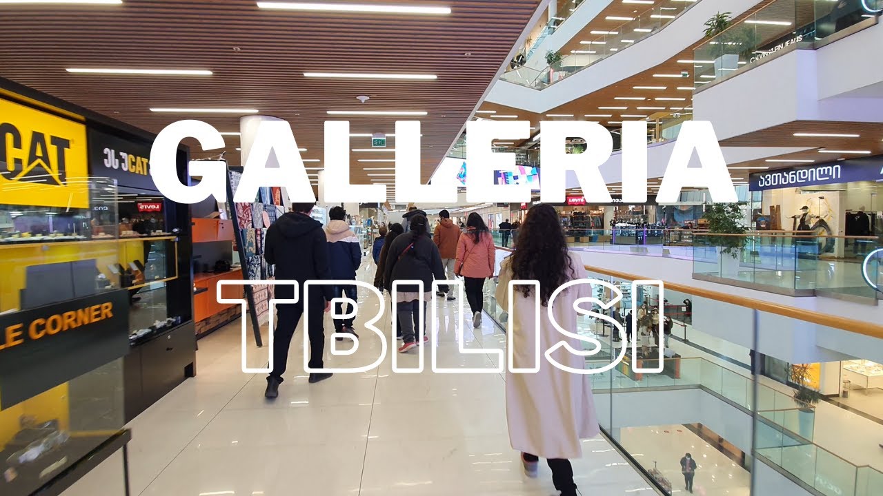 【4K】Walking in Georgia, Tbilisi / Shopping Mall / Galleria Tbilisi