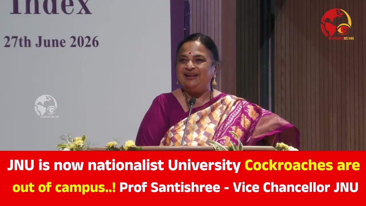 JNU is now nationalist University Cockroaches are out of campus Prof Santishree - VC JNU