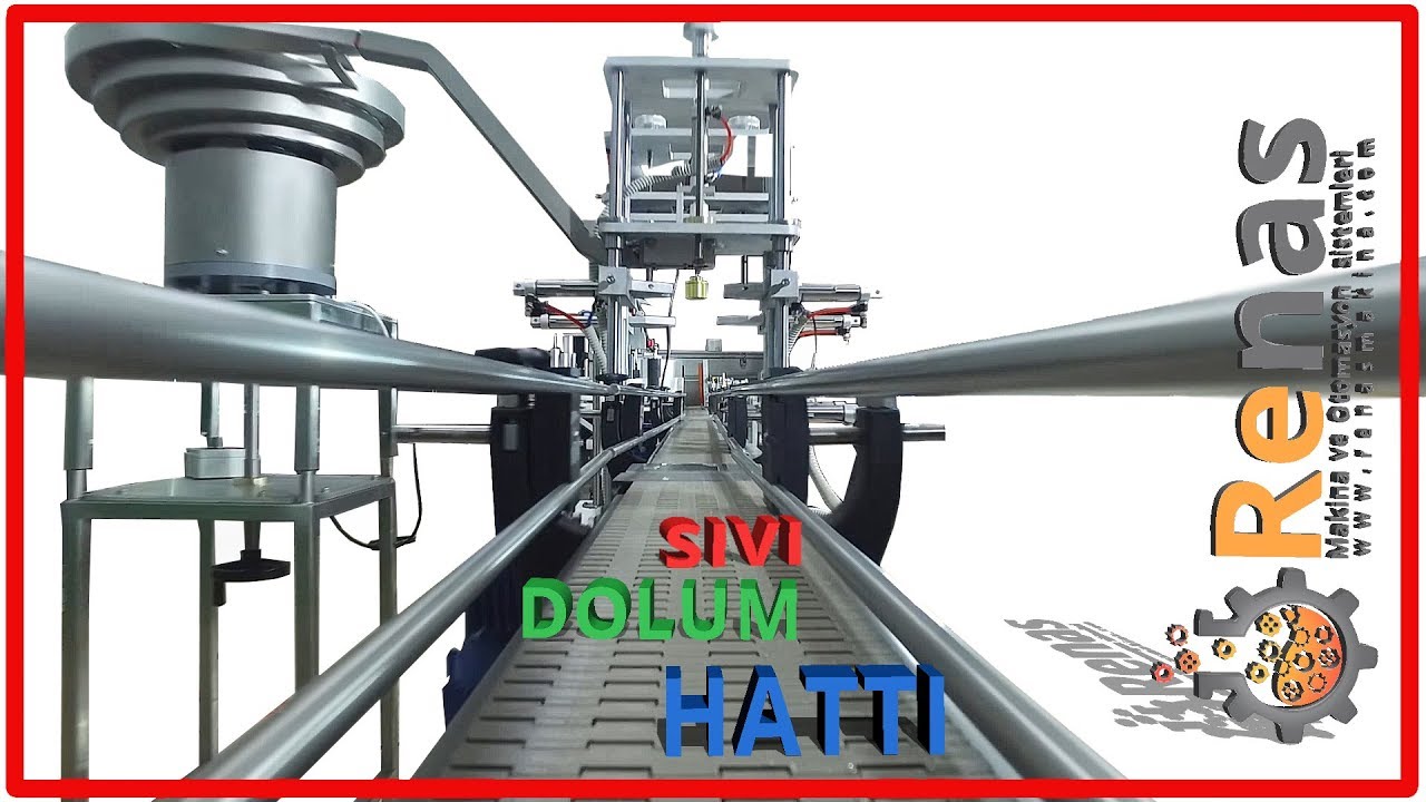 Renas Makina Tam Otomatik Sıvı Dolum Hattı