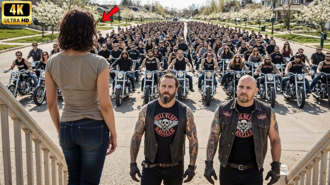 Waitress Was Fired for Paying a Hungry Rider’s Bill… Hells Angels Sent 120 Riders To Her House......