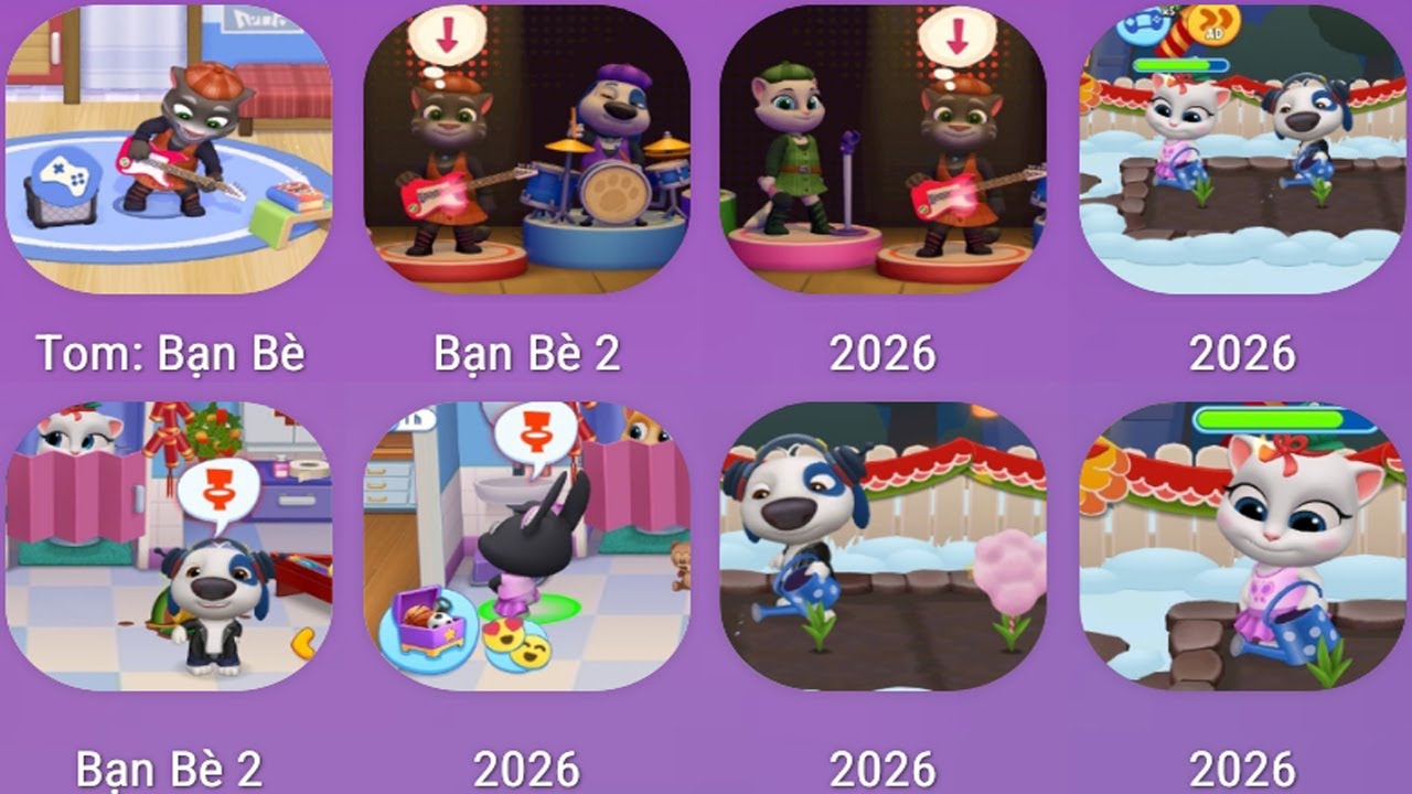 Talking Tom and his friends sang some great songs on the soccer field,and then they all went out to