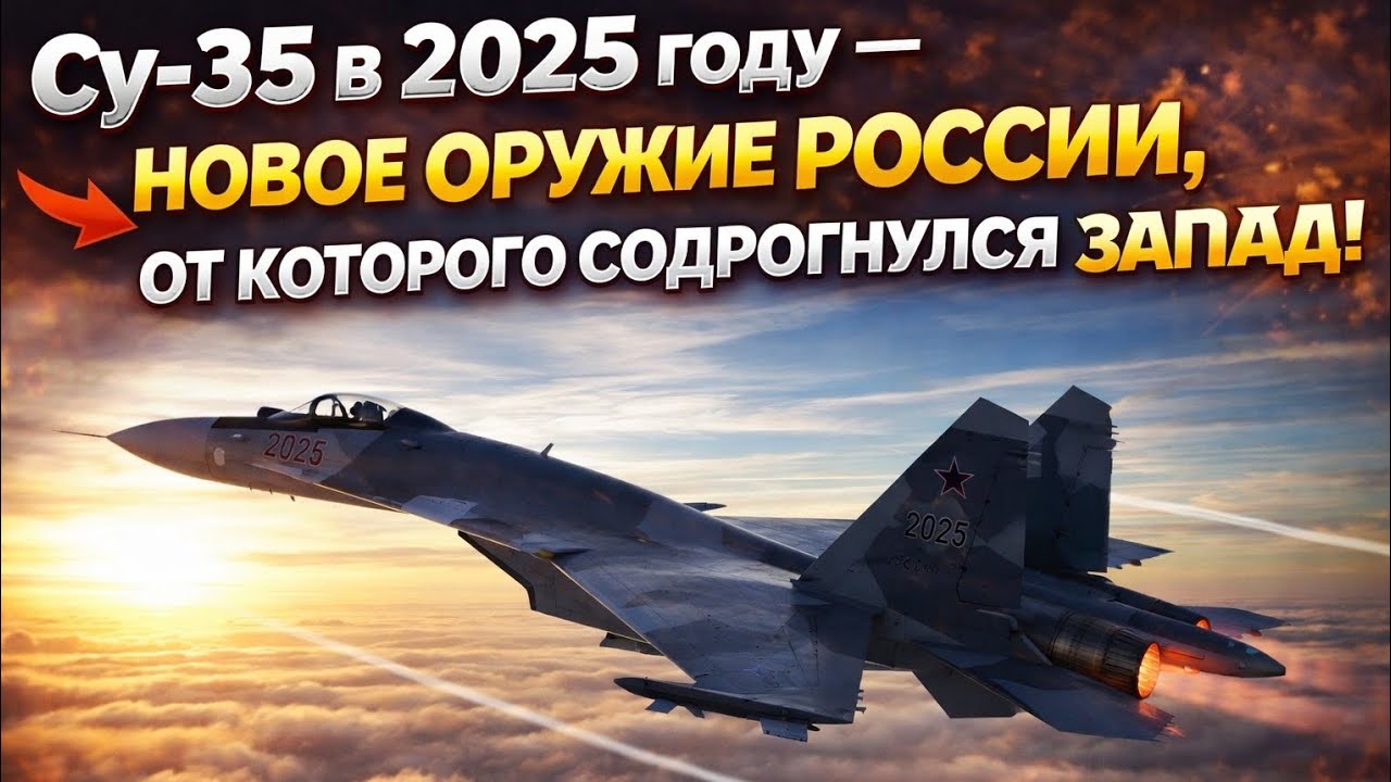 Су-35 в 2025 году — Новое оружие России, от которого содрогнулся Запад! 