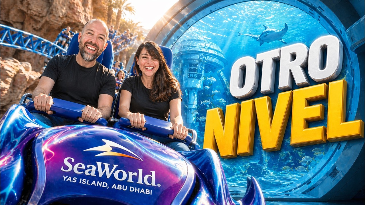El ACUARIO más grande del MUNDO 🎢 SeaWorld Abu Dhabi