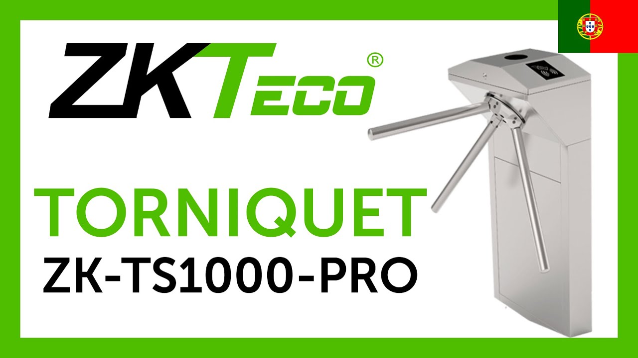 Instalação do Torniquete ZK-TS1000-PRO | ZKTeco
