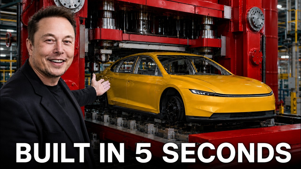 5 секунд на сборку: революция одноразовых автомобилей Илона Маска