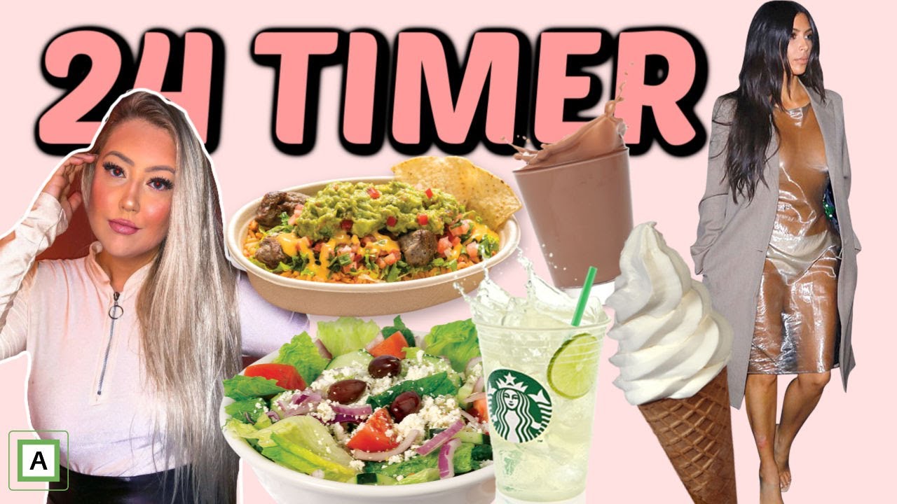 SPISER SOM KIM KARDASHIAN I 24 TIMER