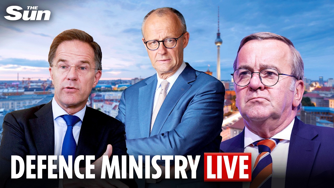 LIVE: Nato sec Mark Rutte speaks to press during Germany visit