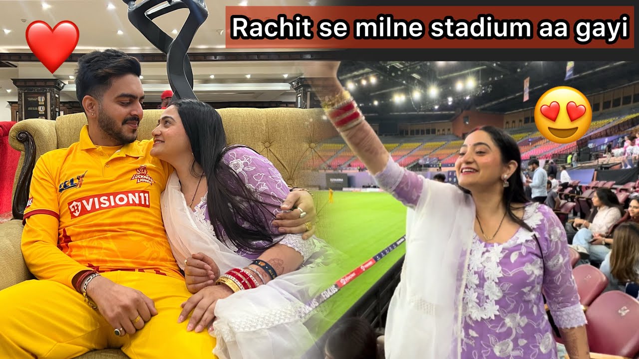 Rachit se milne stadium aa gayi ❤️😘|| Vlog || Sibbu Giri