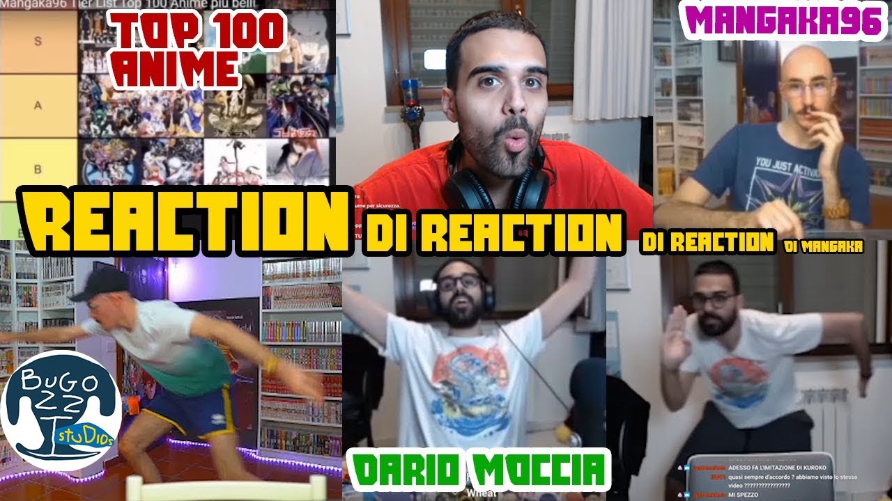 Mangaka reagisce a Dario che reagisce alla Tier List Anime di Mangaka