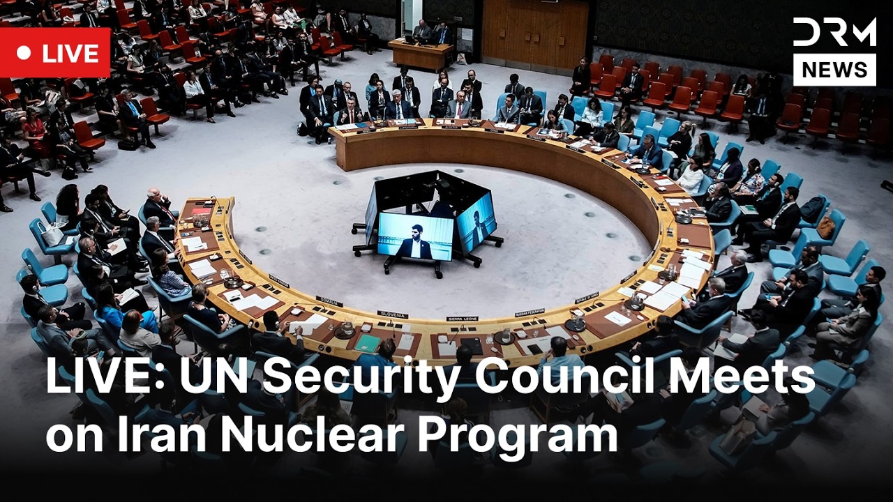 LIVE: UN Security Council Meets on Iran Nuclear Program | DRM News | AC1F